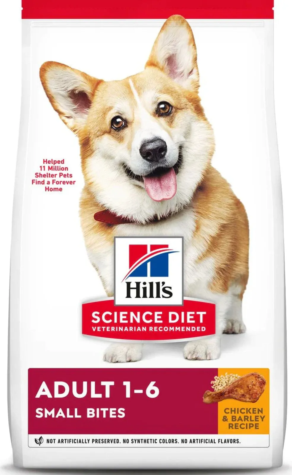 Hill's Science Diet Adult Small Bites Dry Dog Food, Chicken & Barley Recipe