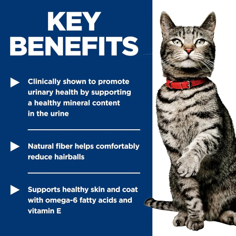 Hill's Science Diet Adult Urinary & Hairball Control Vegetables & Salmon Stew Recipe Wet Cat Food (2.9oz x 24 cans)