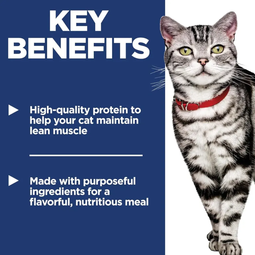 Hill's Science Diet Indoor Adult Salmon & Vegetables Stew Wet Food For Cats (2.8 oz x 24 pouches)