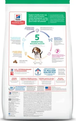 Hill's Science Diet Puppy Dry Dog Food, Chicken Meal & Barley Recipe (4.5 lb)