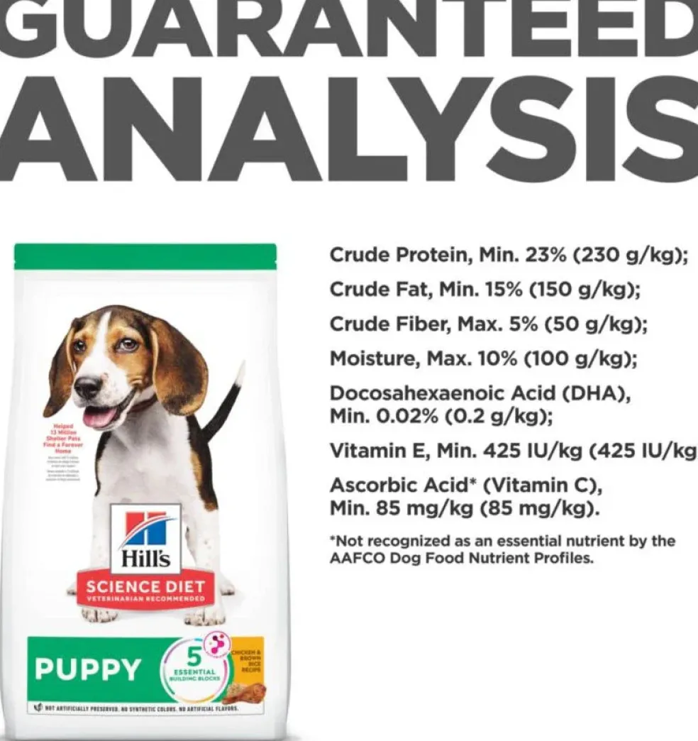 Hill's Science Diet Puppy Dry Dog Food, Chicken Meal & Barley Recipe (4.5 lb)