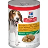Hill's Science Diet Puppy Savory Stew with Chicken & Vegetables Canned Dog Food (12.8 oz x 12 cans)