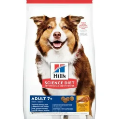 Hill's Science Diet Senior 7+ Dry Dog Food, Chicken Meal, Barley & Brown Rice Recipe, 33 lb Bag