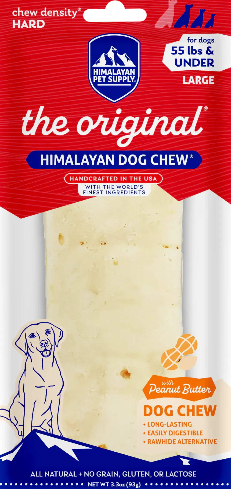 Himalayan Pet Supply Himalayan Dog Chew with Peanut Butter