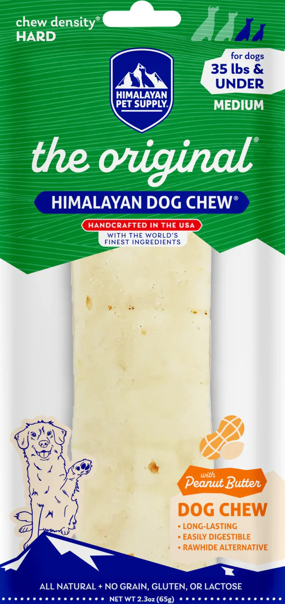 Himalayan Pet Supply Himalayan Dog Chew with Peanut Butter