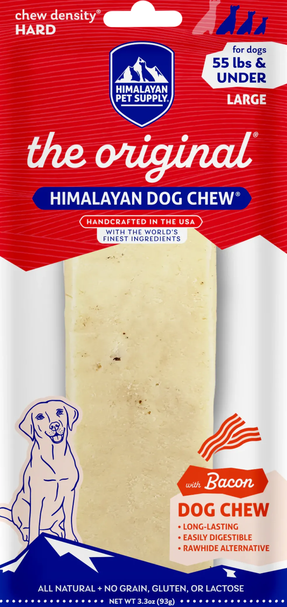 Himalayan Pet Supply Himalayan Dog Chew with Bacon for Dogs