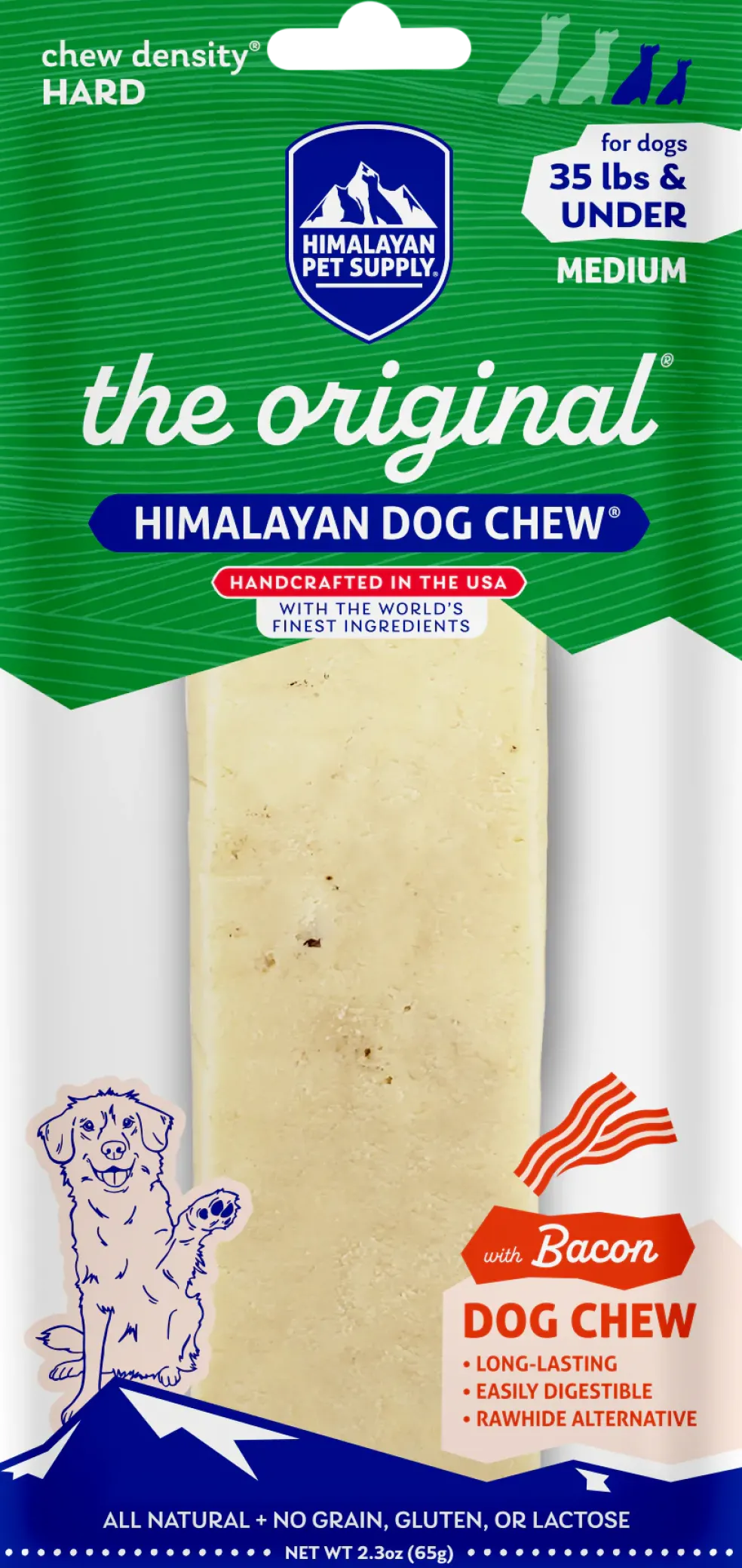 Himalayan Pet Supply Himalayan Dog Chew with Bacon for Dogs