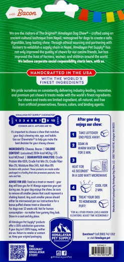 Himalayan Pet Supply Himalayan Dog Chew with Bacon for Dogs