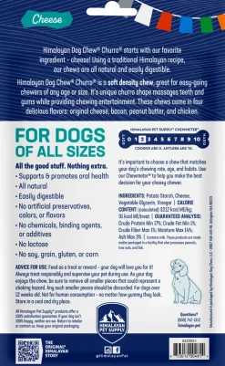 Himalayan Pet Supply yakyCHURRO Cheese Dog Chews (4 ct)