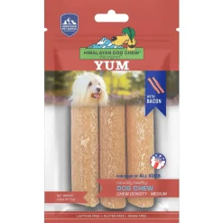 Himalayan Pet Supply yakyYUM with Bacon Dog Chews (4 ct)