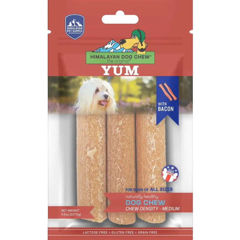 Himalayan Pet Supply yakyYUM with Bacon Dog Chews (4 ct)