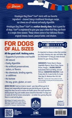Himalayan Pet Supply yakyYUM with Bacon Dog Chews (4 ct)