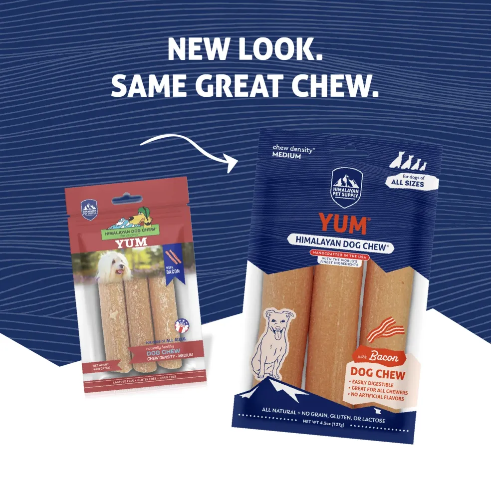 Himalayan Pet Supply yakyYUM with Bacon Dog Chews (4 ct)