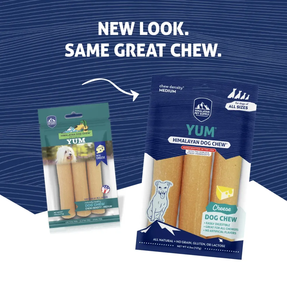 Himalayan Pet Supply yakyYUM Cheese Dog Chews (4 ct)