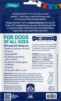 Himalayan Pet Supply yakyYUM Cheese Dog Chews (4 ct)