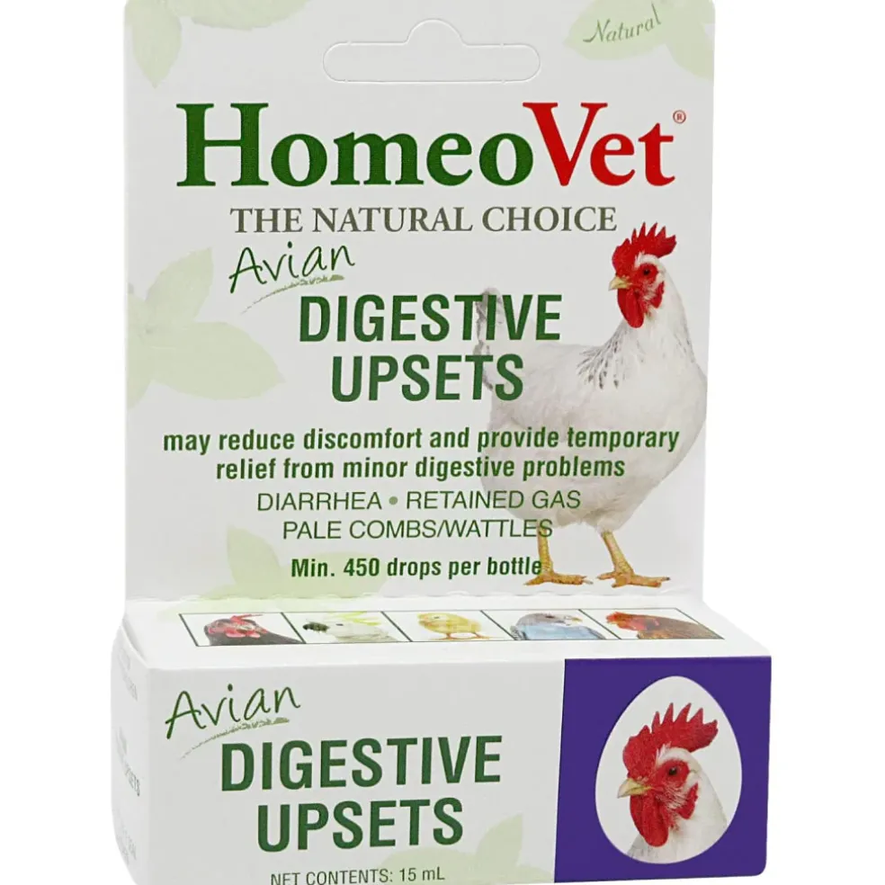 HomeoPet Avian Digestive Upsets For Poultry & Pet Birds (15 ml)