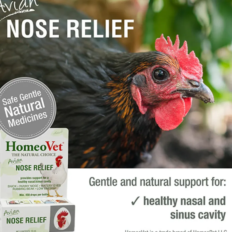 HomeoPet Avian Nose Relief For Poulty & Birds (15 ml)