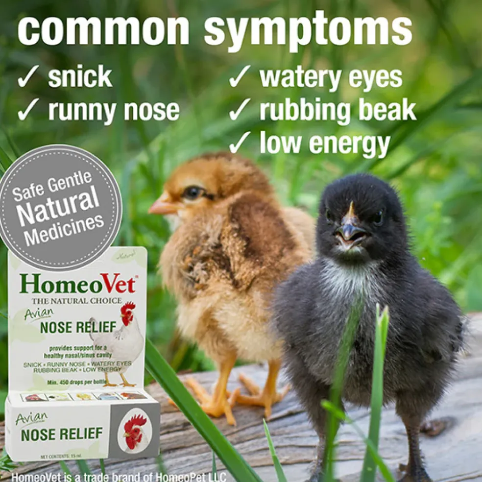 HomeoPet Avian Nose Relief For Poulty & Birds (15 ml)