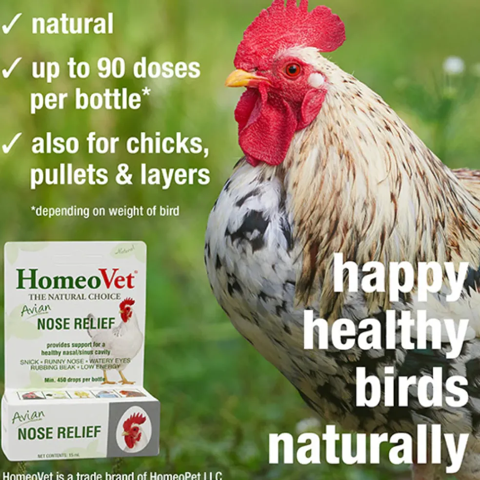 HomeoPet Avian Nose Relief For Poulty & Birds (15 ml)