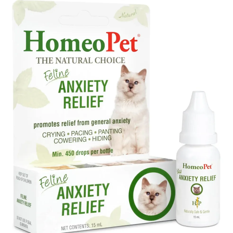 HomeoPet Feline Anxiety Relief For Cats (15 ml)