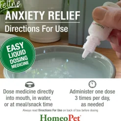 HomeoPet Feline Anxiety Relief For Cats (15 ml)