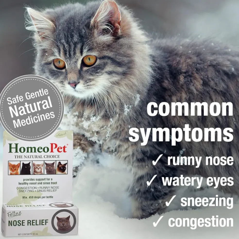 HomeoPet Feline Nose Relief For Cats (15 ml)
