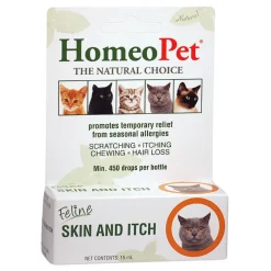 HomeoPet Feline Skin & Itch Care For Cats (15 ml)