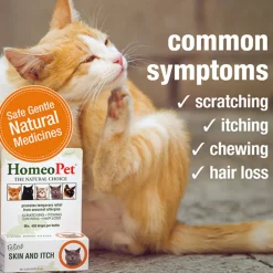 HomeoPet Feline Skin & Itch Care For Cats (15 ml)