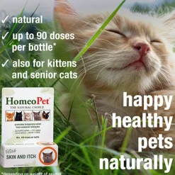 HomeoPet Feline Skin & Itch Care For Cats (15 ml)