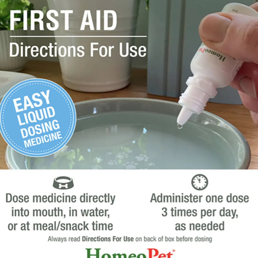 HomeoPet FIrst Aid for Pets, 15-ml