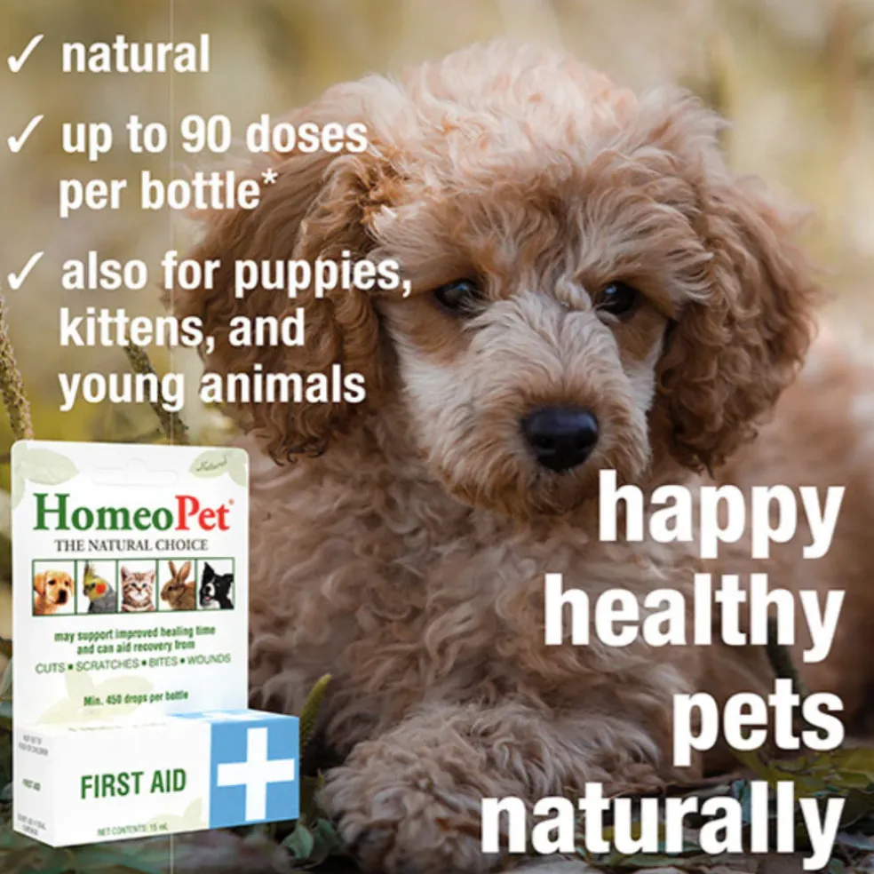 HomeoPet FIrst Aid for Pets, 15-ml