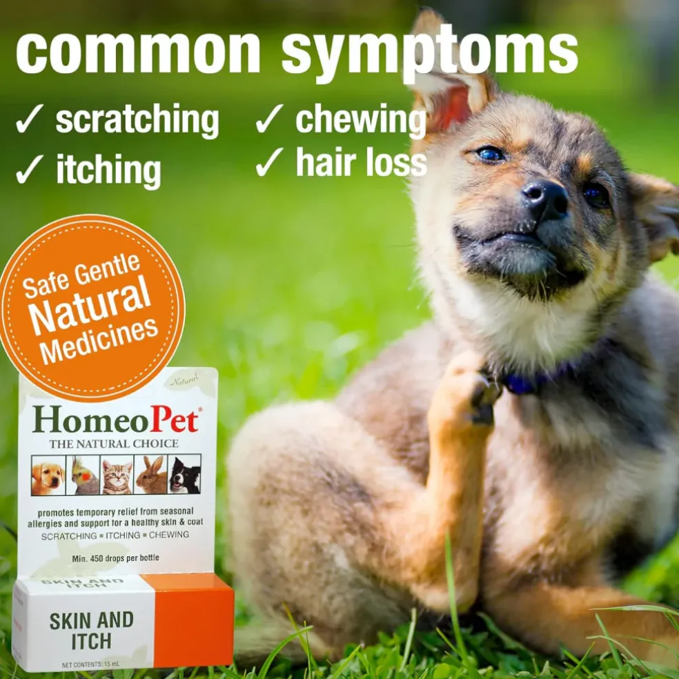 HomeoPet Skin & Itch Relief For Cats & Dogs (15 ml)