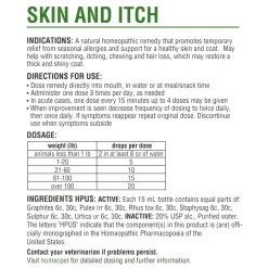 HomeoPet Skin & Itch Relief For Cats & Dogs (15 ml)