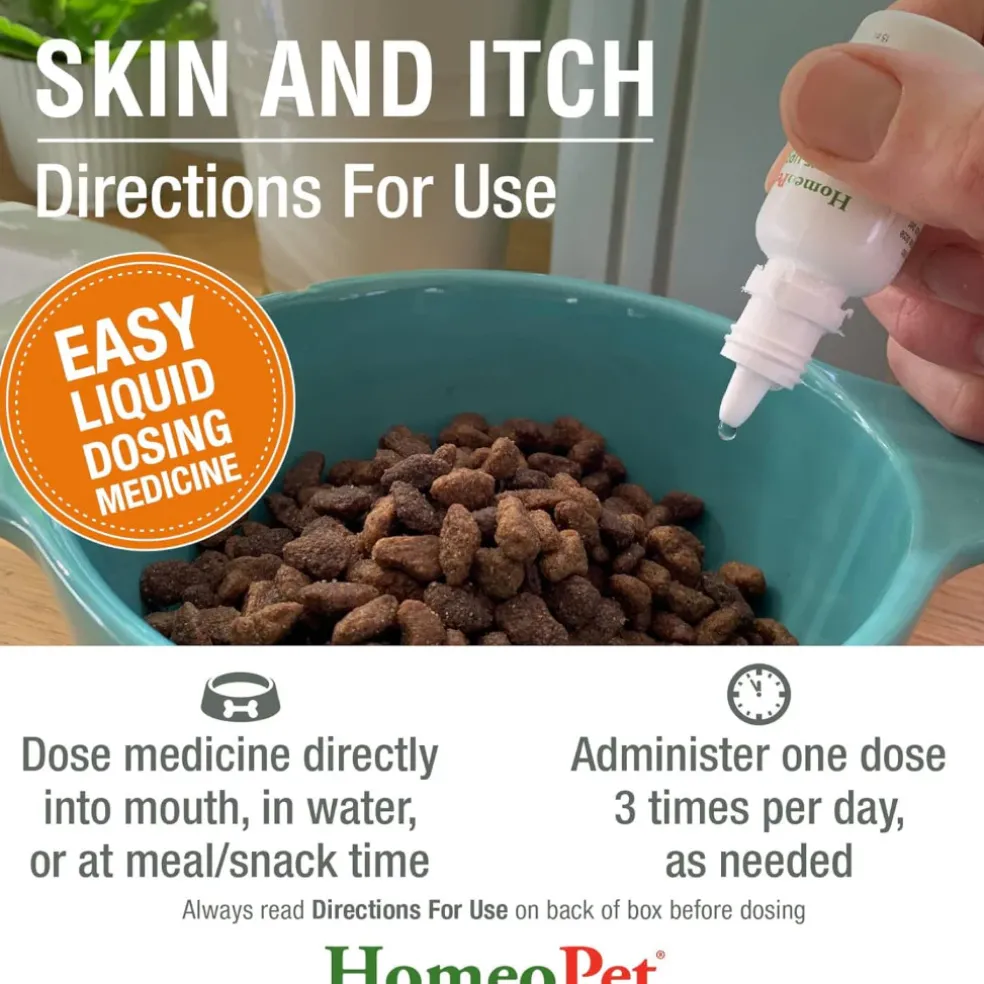 HomeoPet Skin & Itch Relief For Cats & Dogs (15 ml)