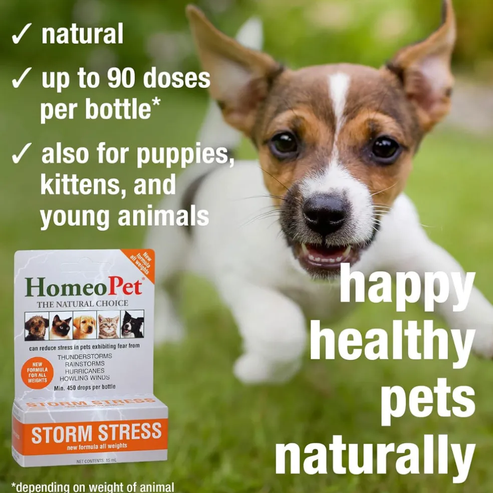 HomeoPet Storm Stress for Small Animals, 15-ml