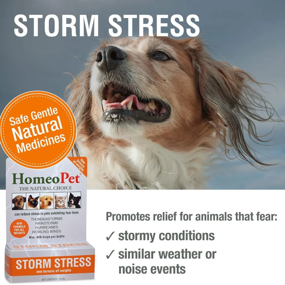 HomeoPet Storm Stress for Small Animals, 15-ml