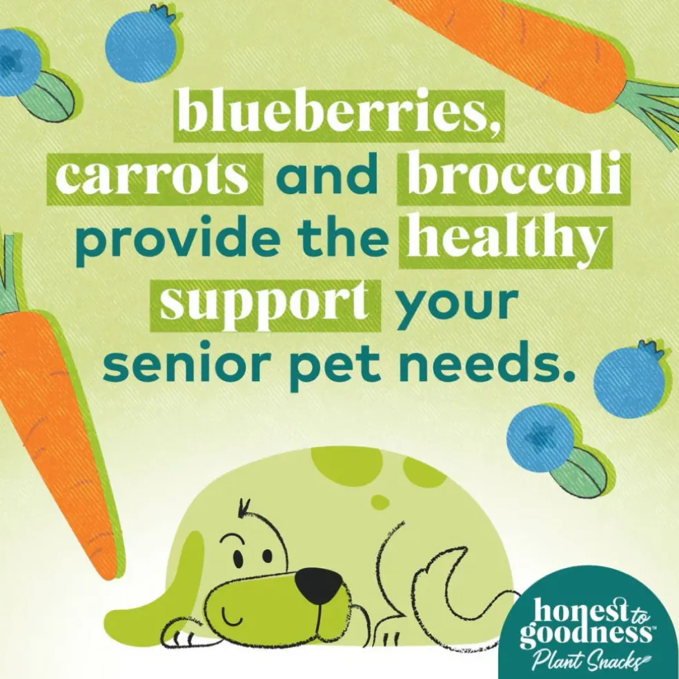Honest To Goodness Golden Years Blueberry & Carrot Senior Care Treats For Dogs (8 oz)