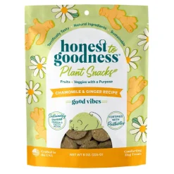 Honest To Goodness Good Vibes Chamomile & Ginger Recipe Comforting Treats For Dogs (8 oz)