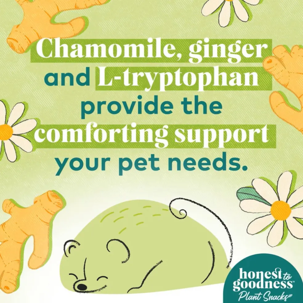 Honest To Goodness Good Vibes Chamomile & Ginger Recipe Comforting Treats For Dogs (8 oz)