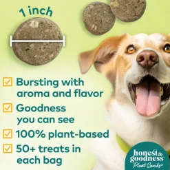 Honest To Goodness Good Vibes Chamomile & Ginger Recipe Comforting Treats For Dogs (8 oz)