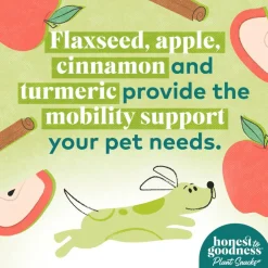 Honest To Goodness Happy Feet Apple & Cinnamon Recipe Mobility Treats For Dogs (8 oz)