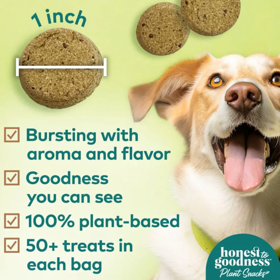Honest To Goodness Way to Glow Coconut & Flax Recipe Skin & Coat Treats For Dogs (8 oz)