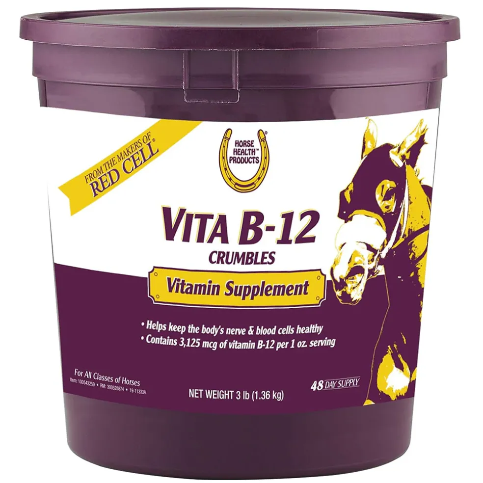 Horse Health Products Vita B-12 Crumbles Vitamin Supplement For Horses (3 lb)