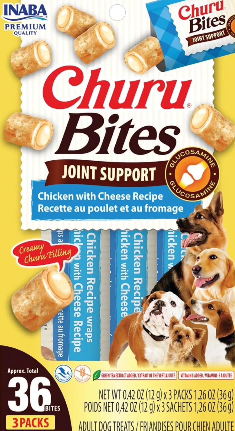 Inaba Churu Bites Joint Support Dog Treats (3 packs)