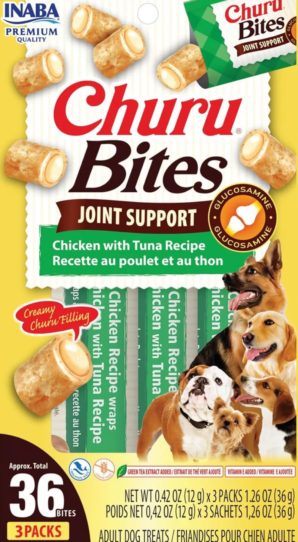Inaba Churu Bites Joint Support Dog Treats (3 packs)