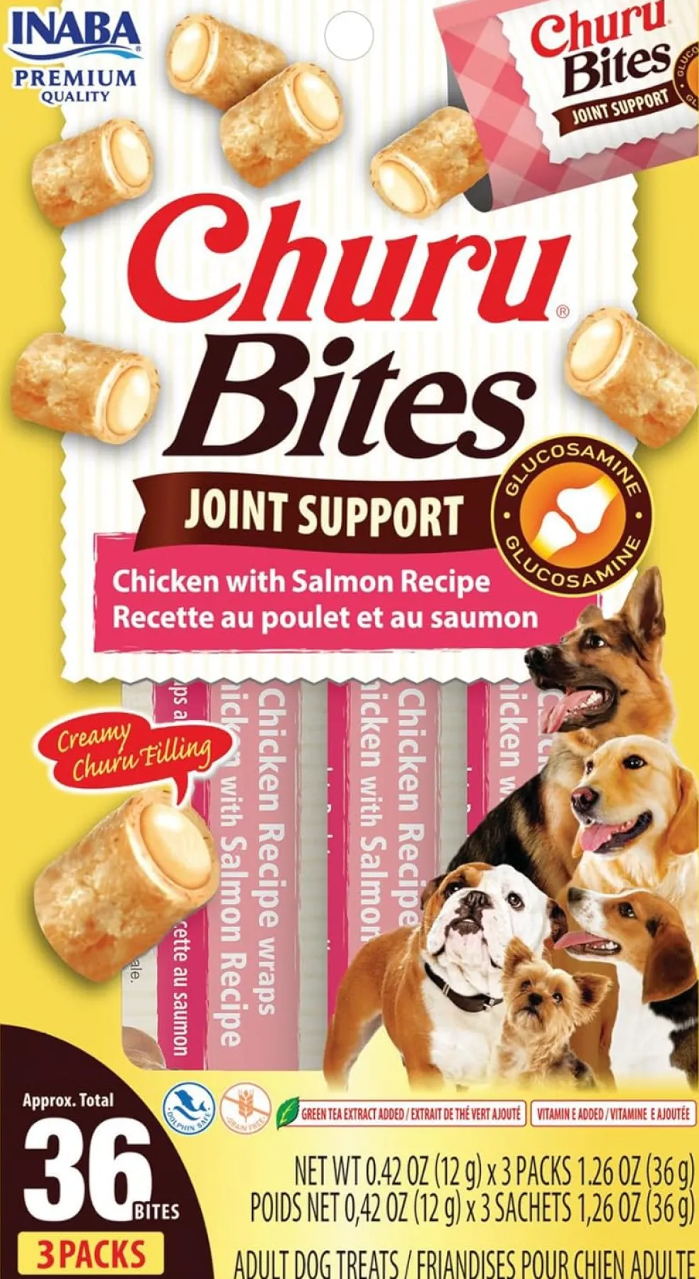 Inaba Churu Bites Joint Support Dog Treats (3 packs)