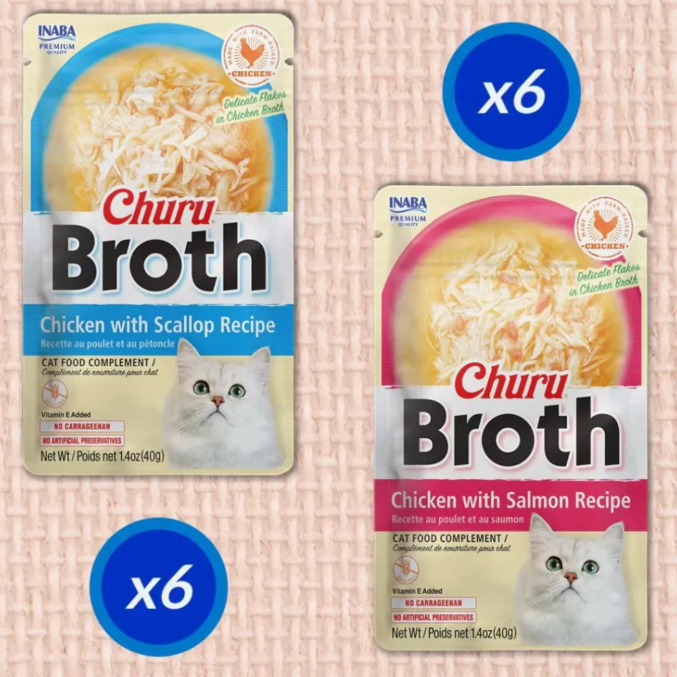 Inaba Churu Broth (1.4 oz x 12 pouches)