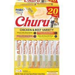 Inaba Churu Chicken Variety Pack Grain-Free Lickable Treat for Cats