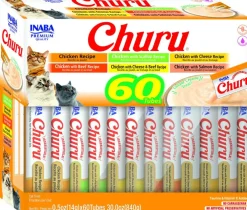 Inaba Churu Chicken Variety Pack Grain-Free Lickable Treat for Cats