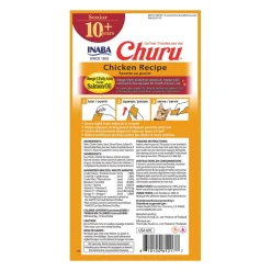 Inaba Churu for Senior 10+ Lickable Cat Treats (0.5-oz tube)